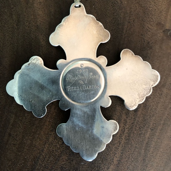 Reed & Barton 925 sterling silver Limited Edition Christmas cross from 1973 - Picture 3 of 13